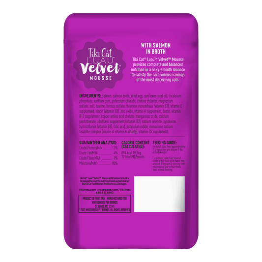 Tikicat Adult Velvet Mousse Salmon (2.8oz)