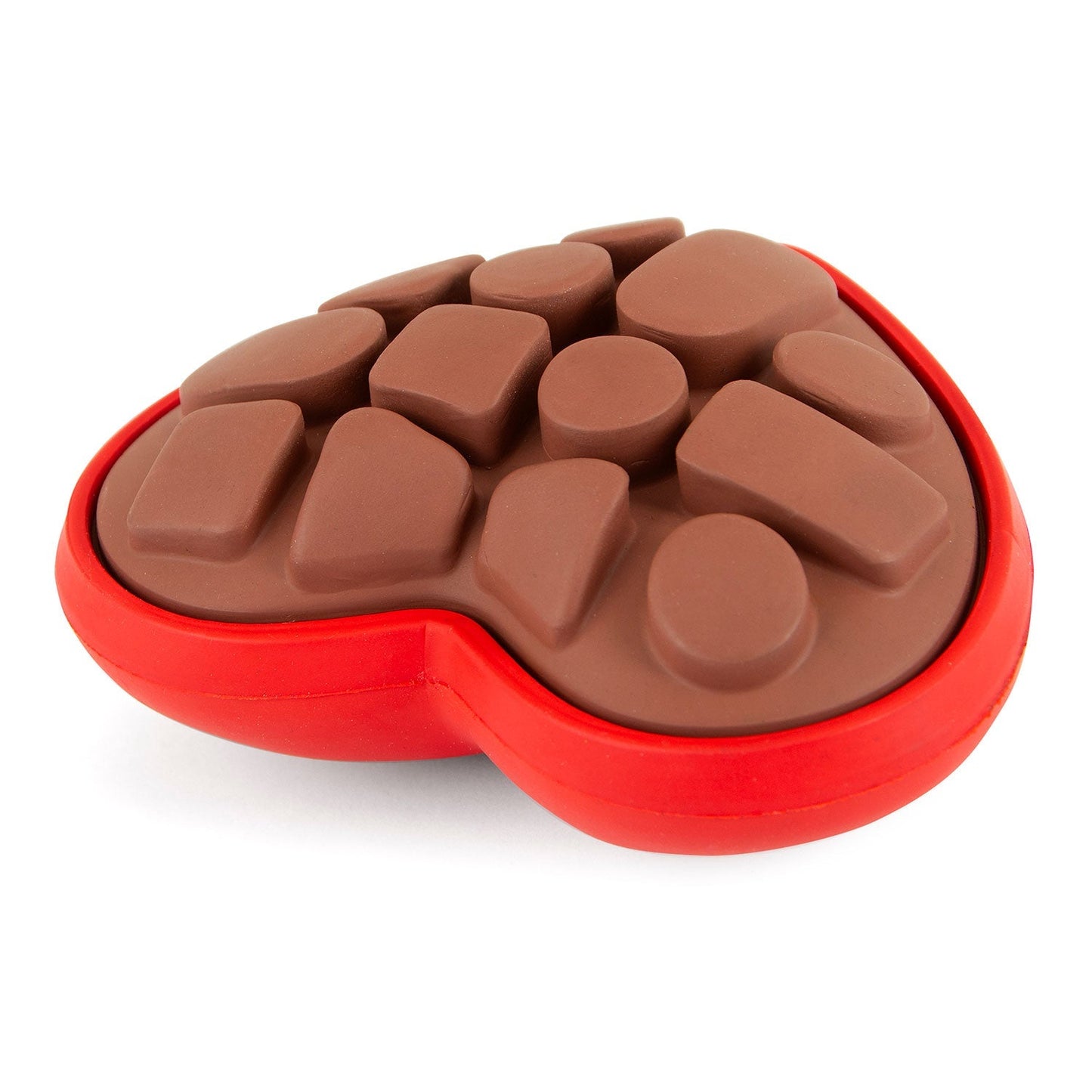 Jeffers Natural Rubber Box of Chocolates Dog Chew Toy for Medium-Chewers