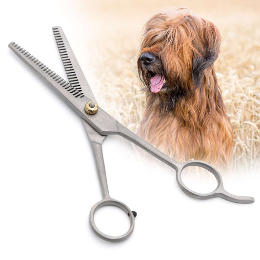 Jeffers Pet Grooming Coat Thinning Shear, 7"L