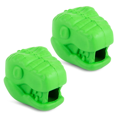 Jeffers T-Rex Natural Rubber Treat Dispensing Dental Dog Chew Toy for Medium Chewers with Vanilla Scent