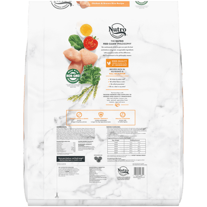 Nutro Natural Choice Senior Chicken & Brown Rice Dry Dog Food (30lb)