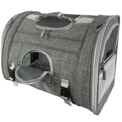 Mr. Peanut's Monterey Series Airline Compliant Horizontal Backpack Pet Carrier
