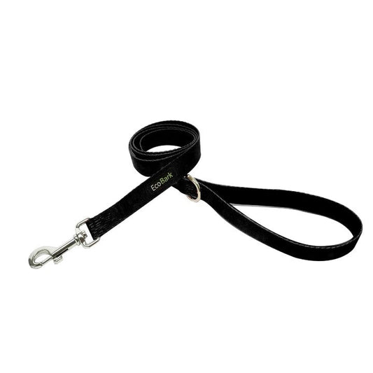 Black Dog Leash- EcoBark- Comfort Grip Padded Leash 5ft for Small and Medium Dogs