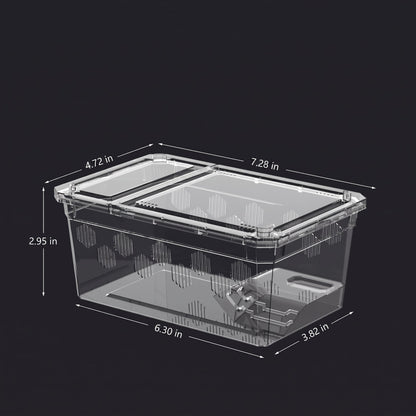 Stackable Micro Terrarium & Hatchling Feeding Enclosure