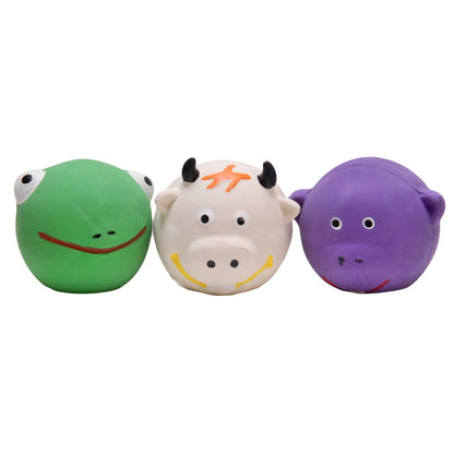 Jeffers Squeakies Latex Dog Toy, Assorted, Each