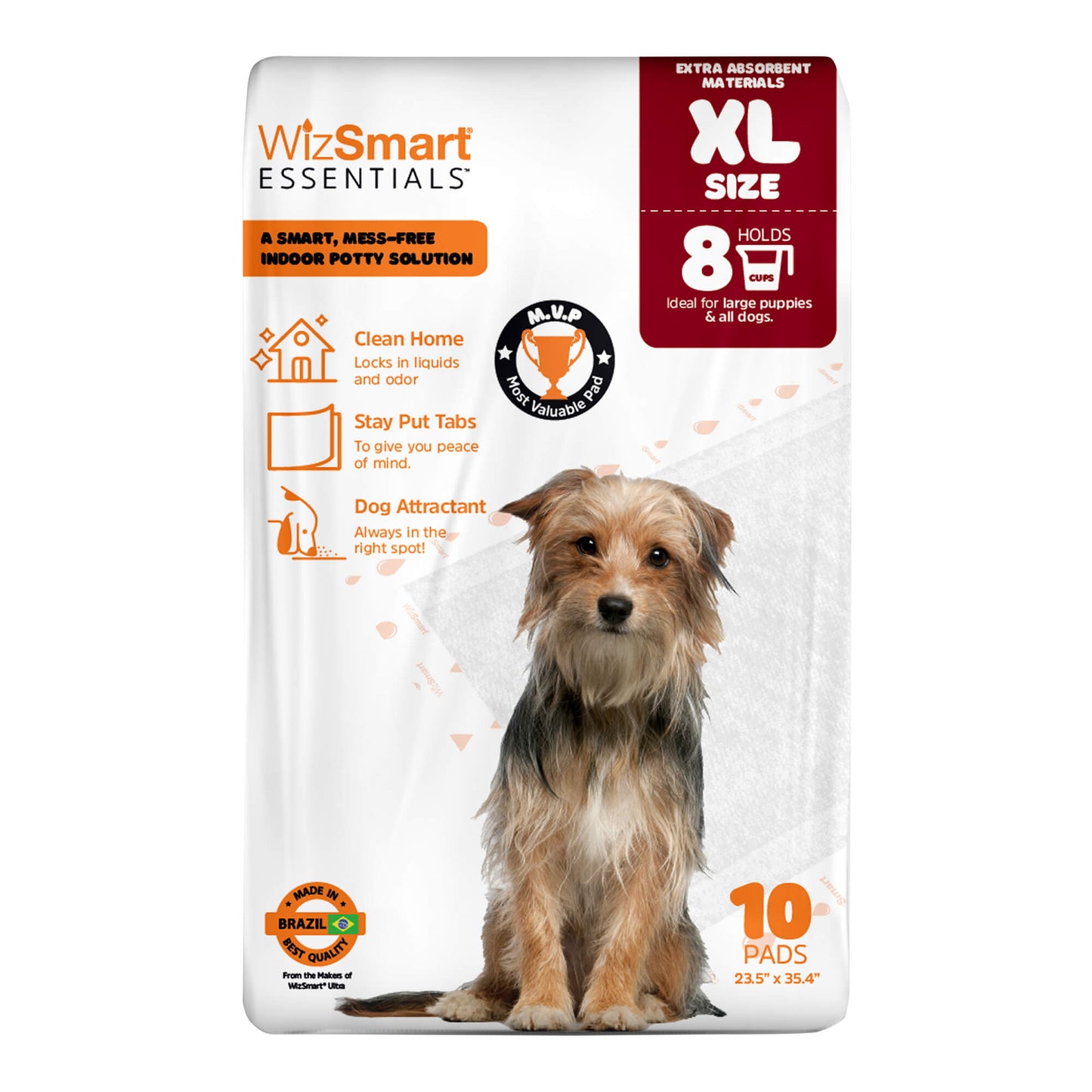 WizSmart Essentials Training Pads with Attractant for Dogs & Puppies, XL