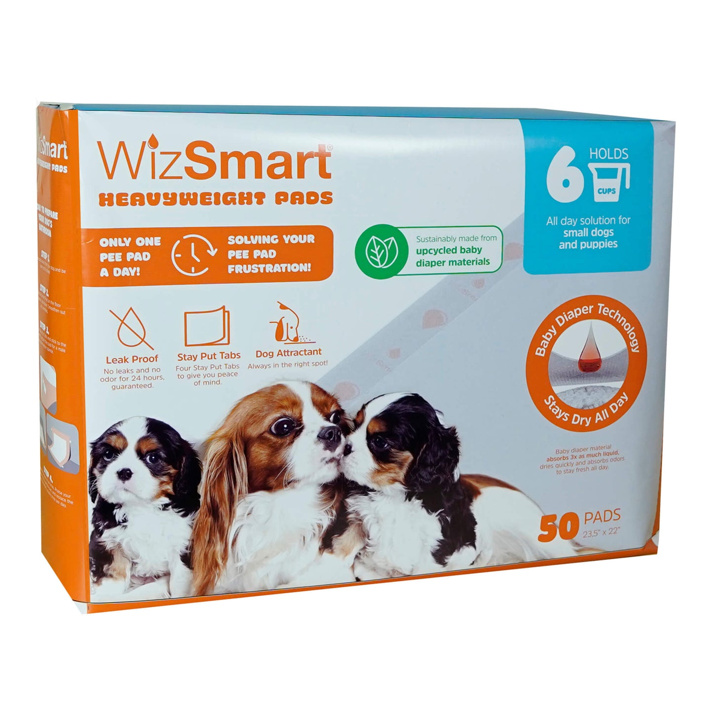 WizSmart Heavyweight Pads for Small Dogs & Puppies