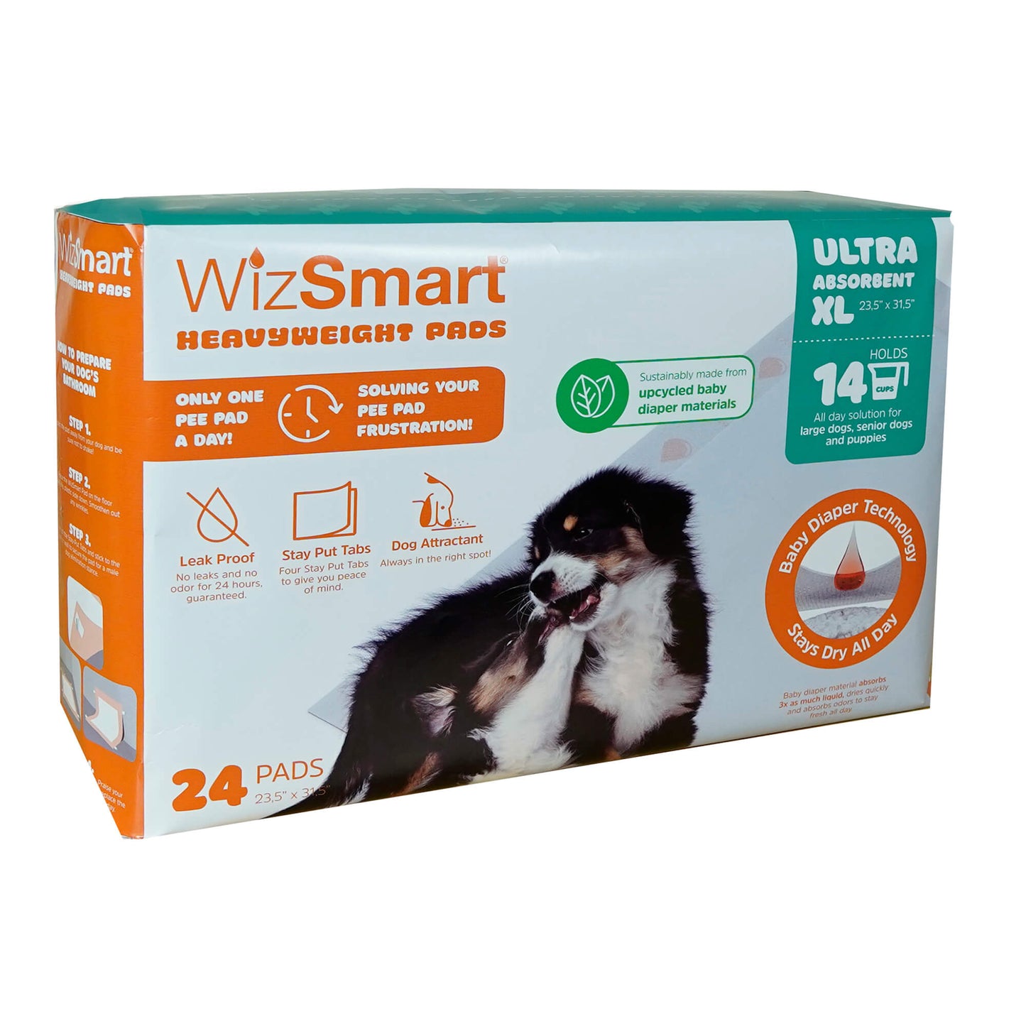 WizSmart Heavyweight Ultra Absorbent Pads for Dogs